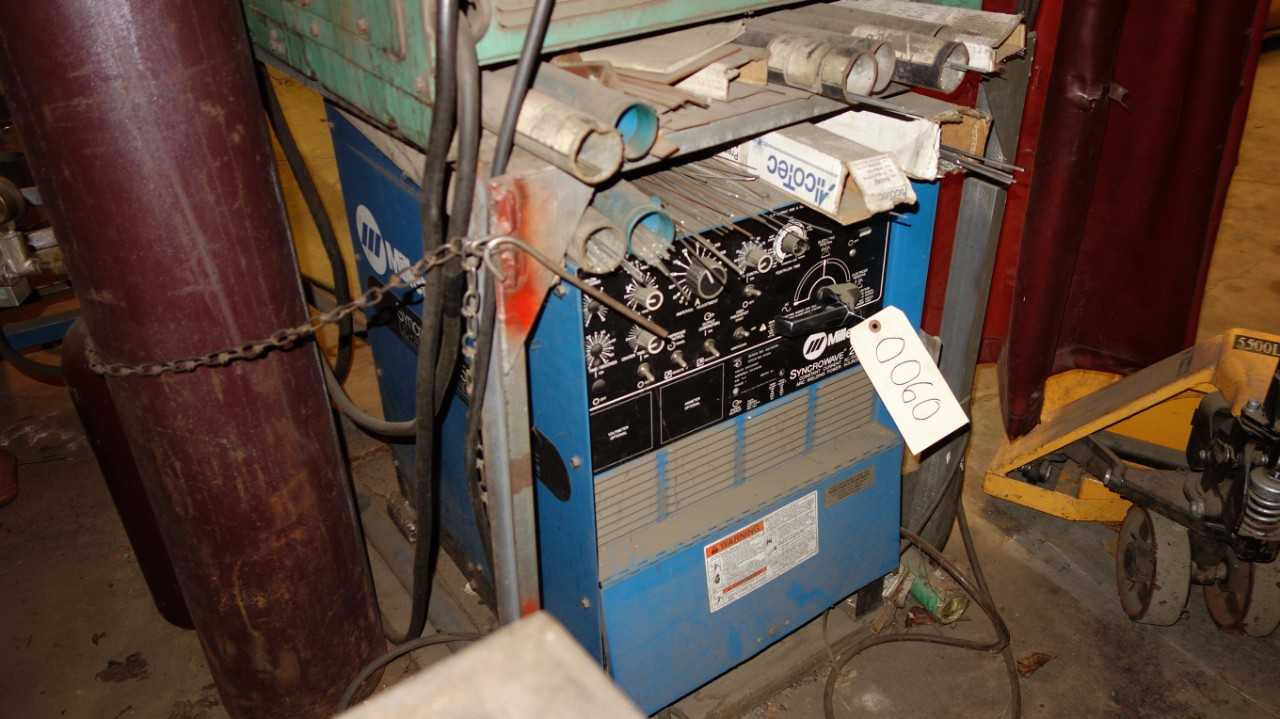 MILLER SYNCROWAVE 250 CONSTANT CURRENT AC/DC ARC WELDING POWER SOURCE WELDER 11.4KW 200/230/460V-AC - ARC WELDERS