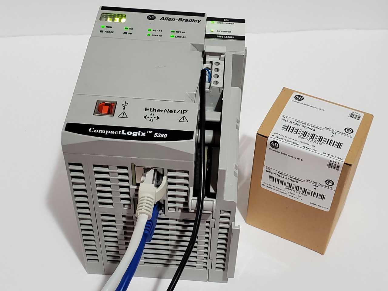 Allen Bradley CompactLogix 5069-L306ER Plus Brand new 5069-RTB64 Spring - AUTOMATION & CONTROLS Allen Bradley CompactLogix 5069-L306ER Plus Brand new 5069-RTB64 Spring - AUTOMATION & CONTROLS