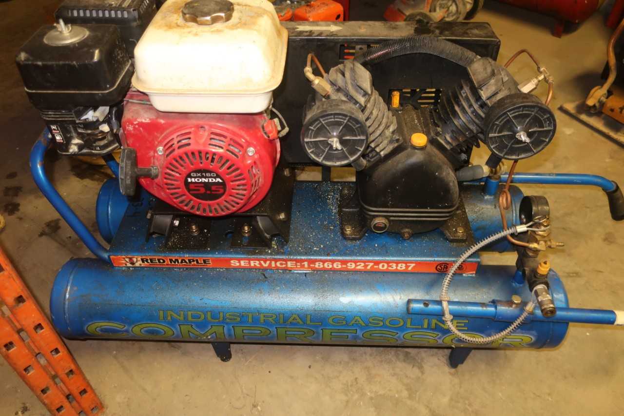 RED MAPLE 25 GALLON AIR COMPRESSSOR - ELECTRIC POWER TOOLS