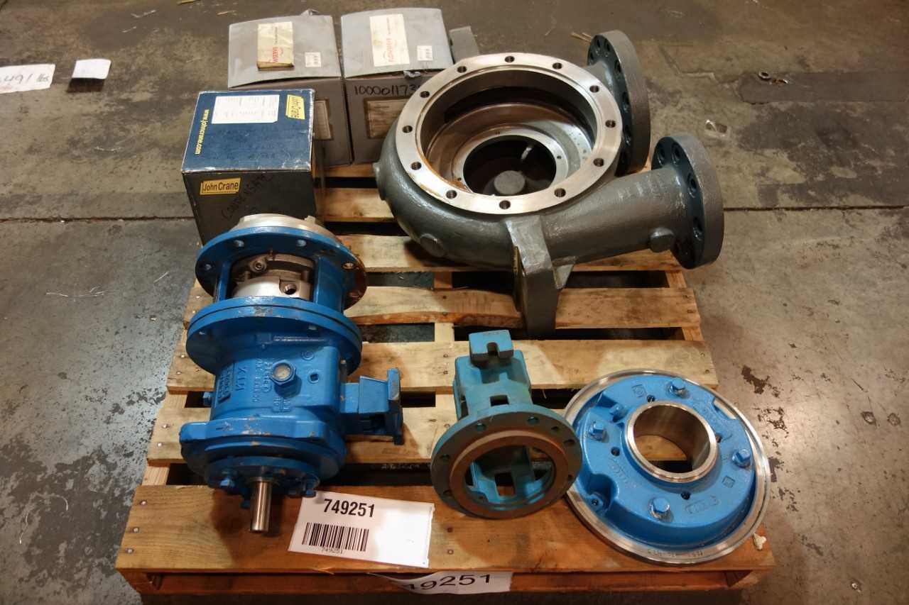 1 PALLET OF ASSORTED PUMP REPLACEMENT PARTS & ACCESSORIES- GOULDS, JOHN CRANE, FLOWSERVE - PUMPS