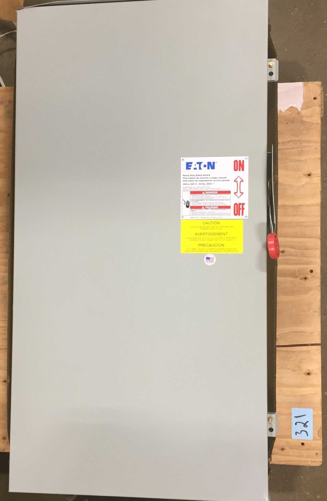 Eaton DH365FRK Hevy Duty Safety Switch - SAFETY EQUIPMENT