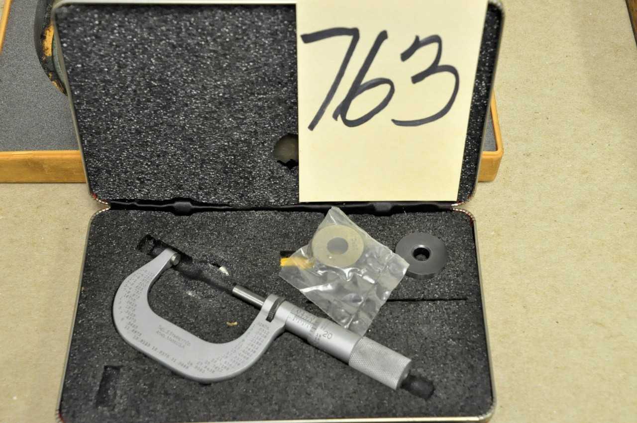 Starrett No 2 Outside Micrometer with Case - ELECTRIC POWER TOOLS