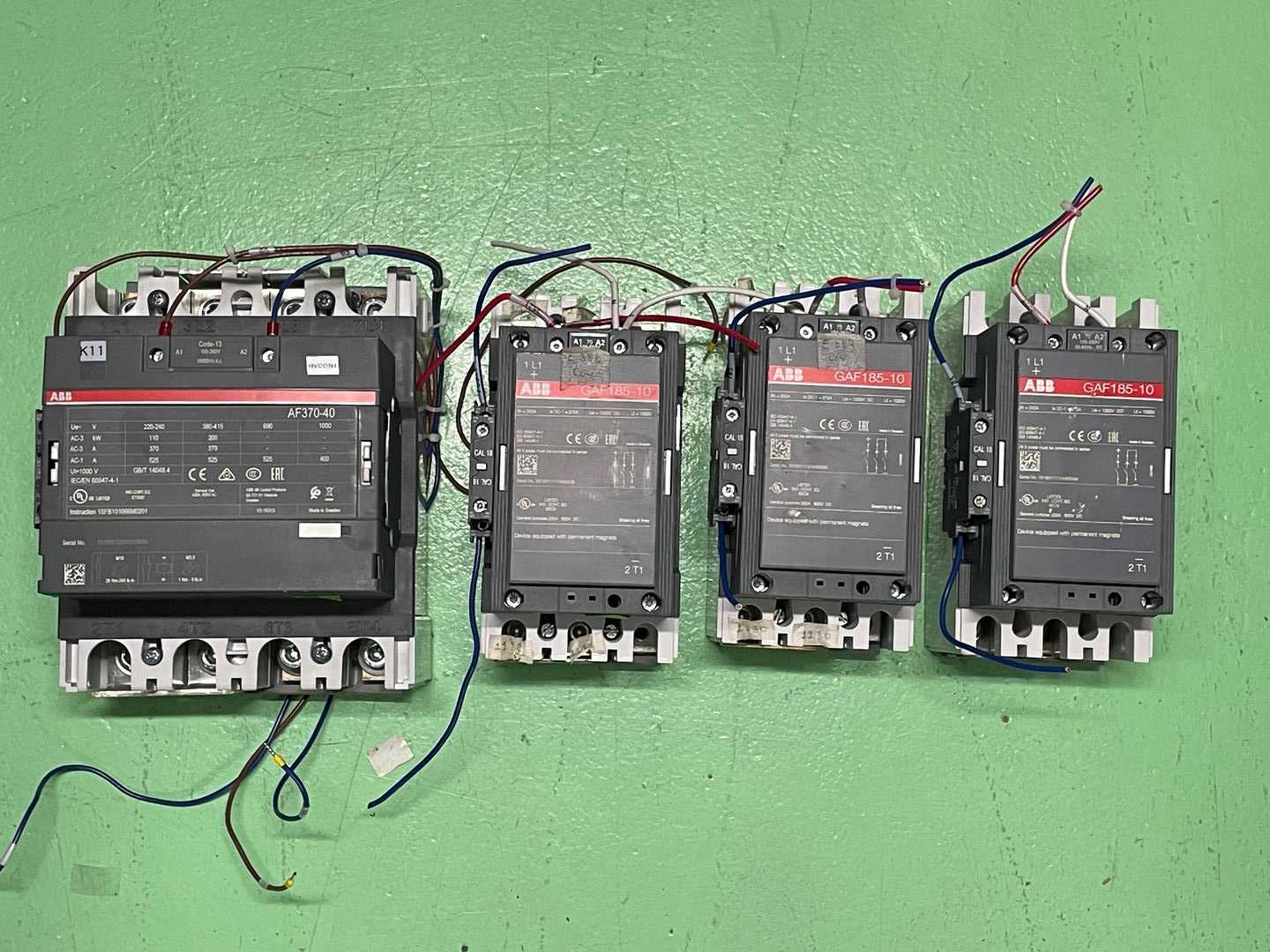 BULK LOT OF ABB CONTACTORS 5 QTY - CONTACTORS