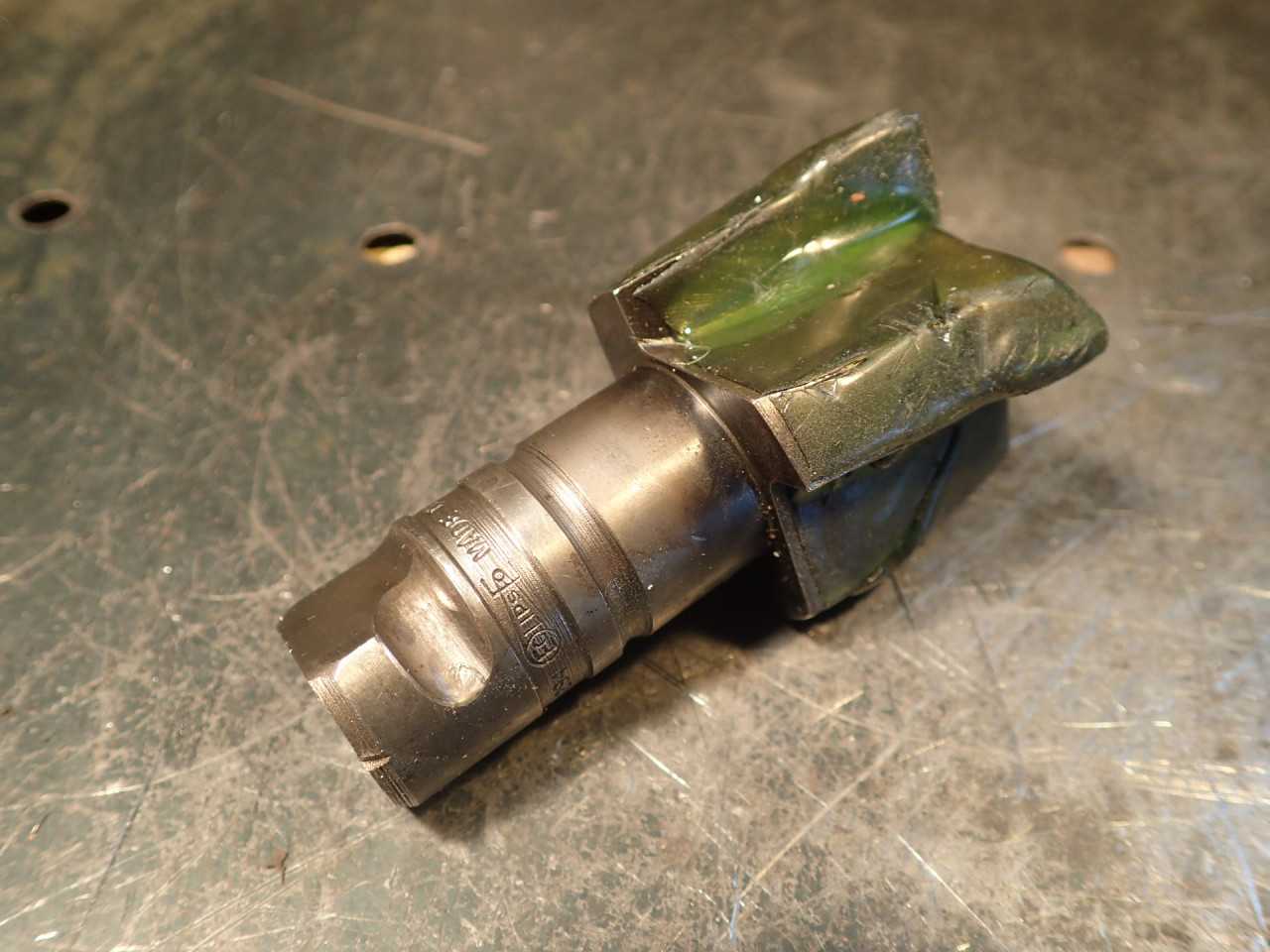 Eclipse 1-5/8" Tungsten Carbide Tipped Counterbore 7/8" Pin Drive Straight Shank - MACHINING ACCESSORIES & TOOLING
