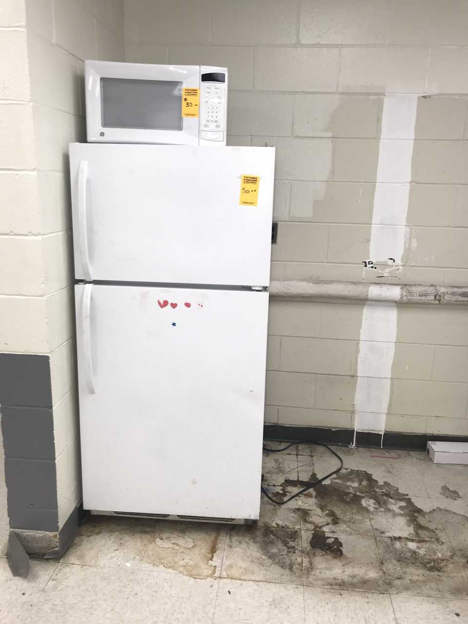 FRIDGE AND MICROWAVE