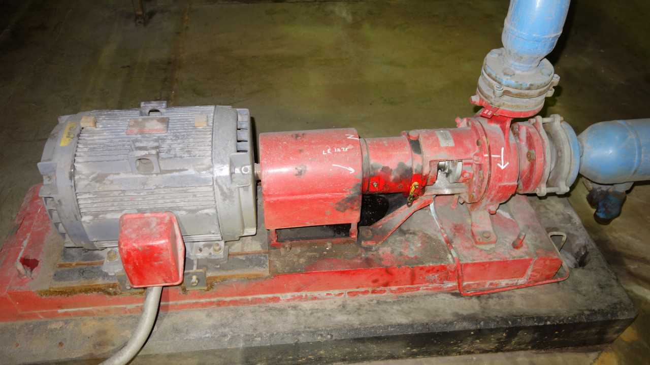 LOT OF 2 WORTHINGTON D1011 3X2X6 PUMP 20HP MOTOR - ELECTRIC MOTORS