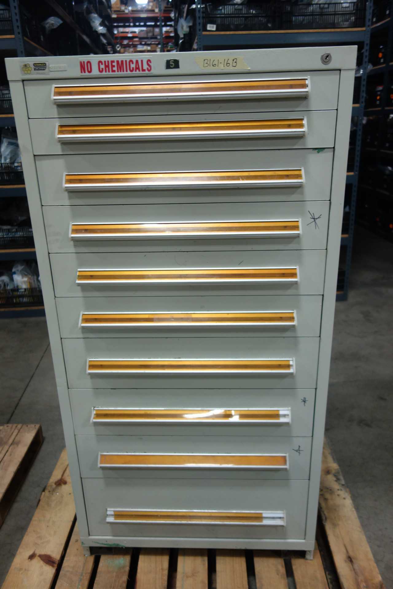 STANLEY VIDMAR 10 DRAWER TOOL CABINET - TOOL STORAGE