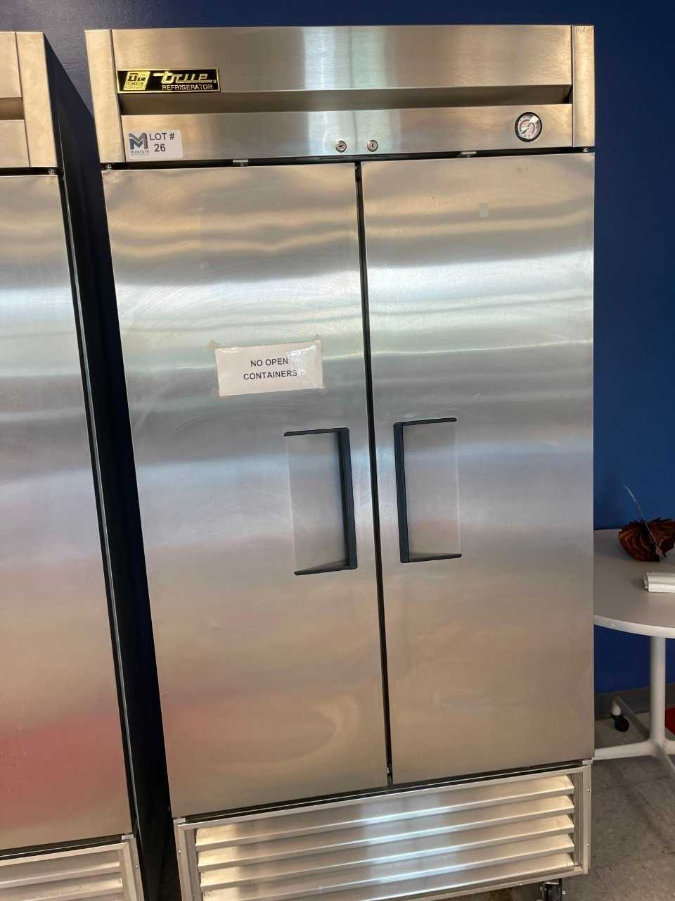 TRUE Stainless Steel Refrigerator