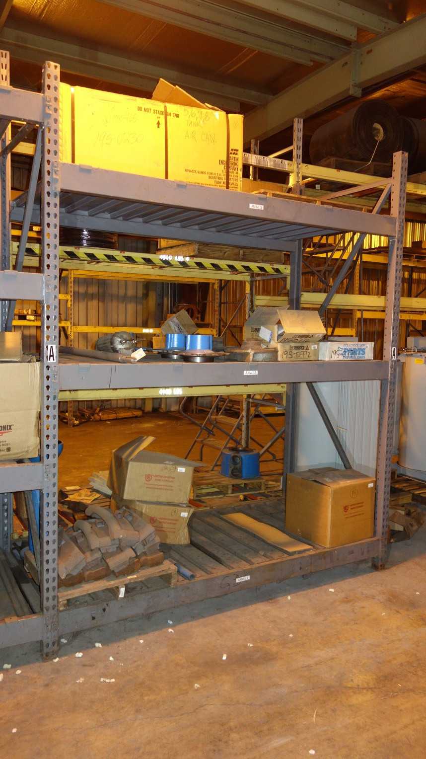 CONTENTS OF 2 RACK COLUMNS (FRONT AND BACK SHELVES) - MISCELLANEOUS