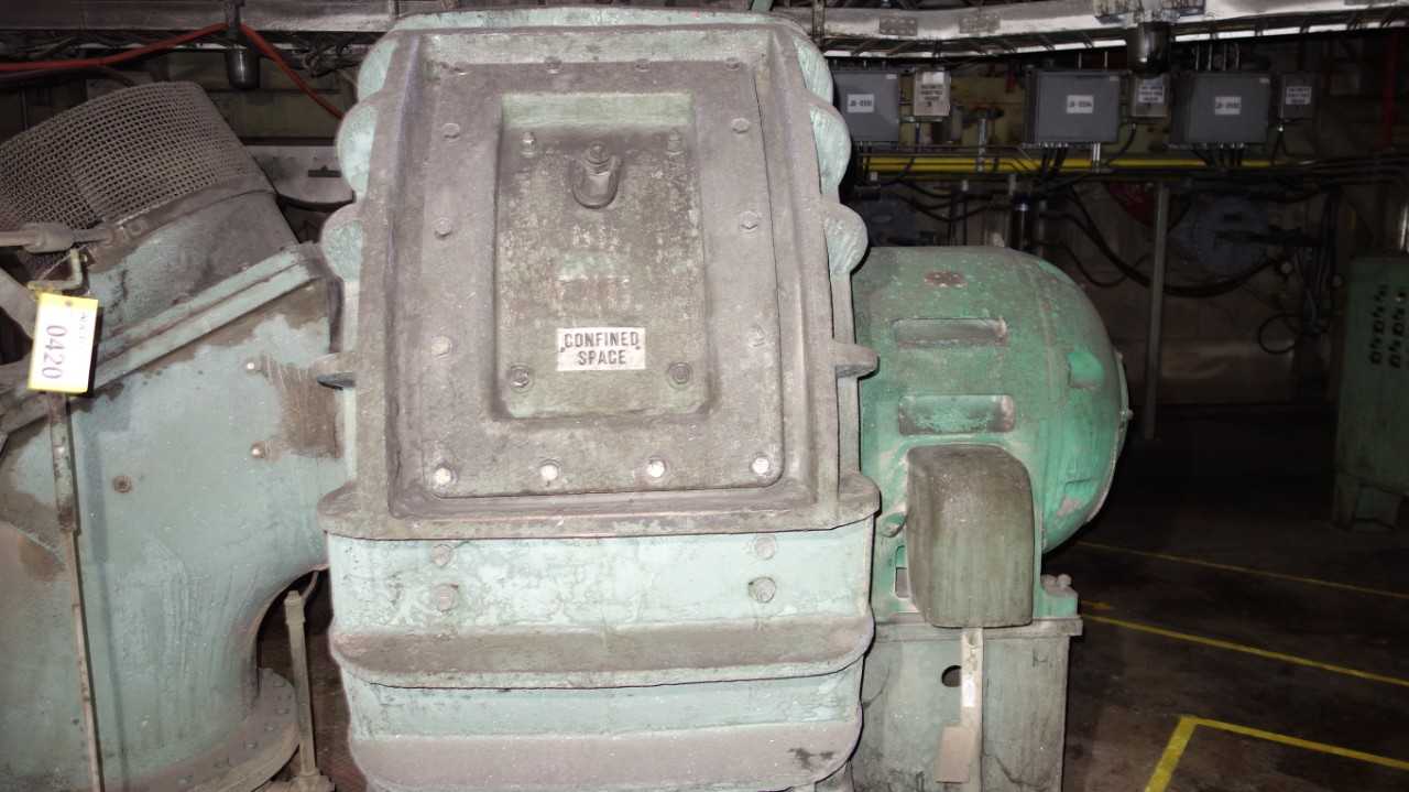ALLIS CHALMERS 200HP 2300V-AC FAN EXHAUSTER MOTOR - BLOWER FAN