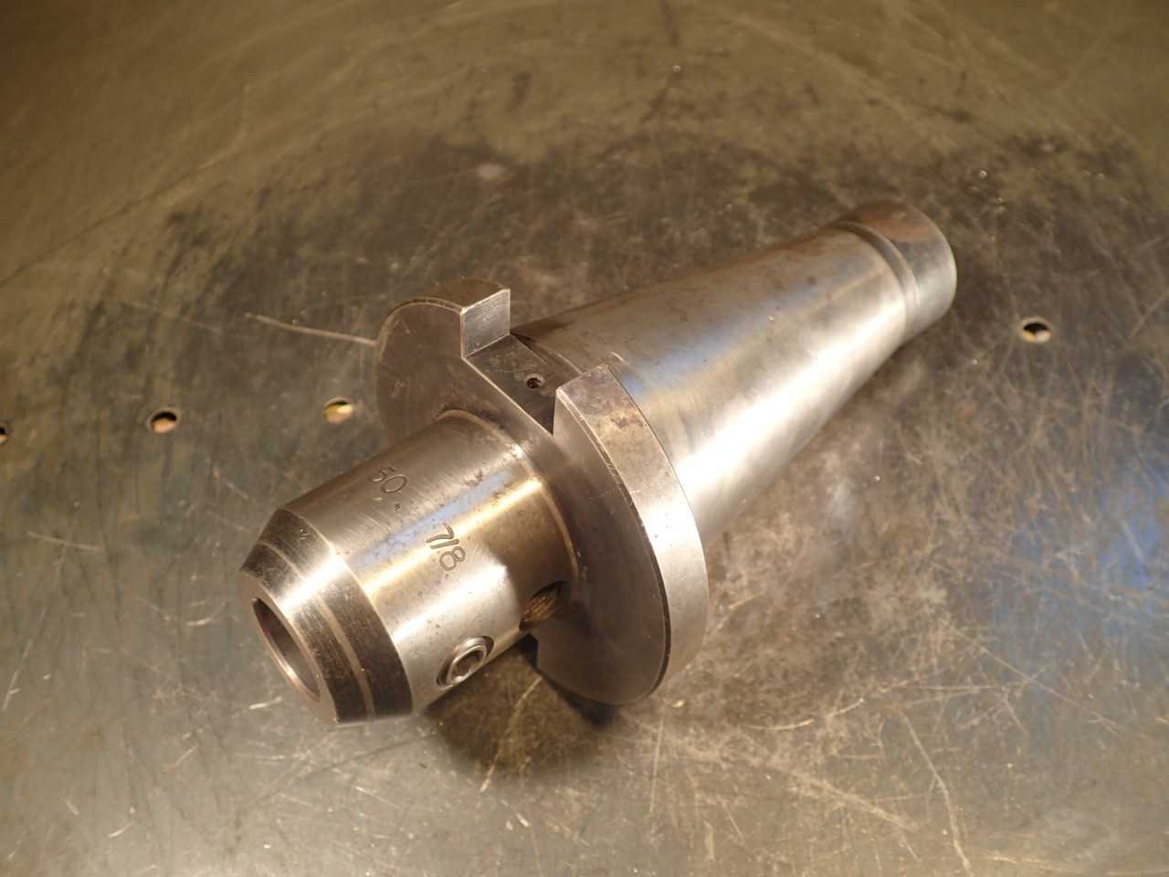 Yuasa 7/8" End Mill Tool Holder: 2-1/2" Projection, NMTB-50 Taper Shank, Japan - HOLEMAKING TOOLS