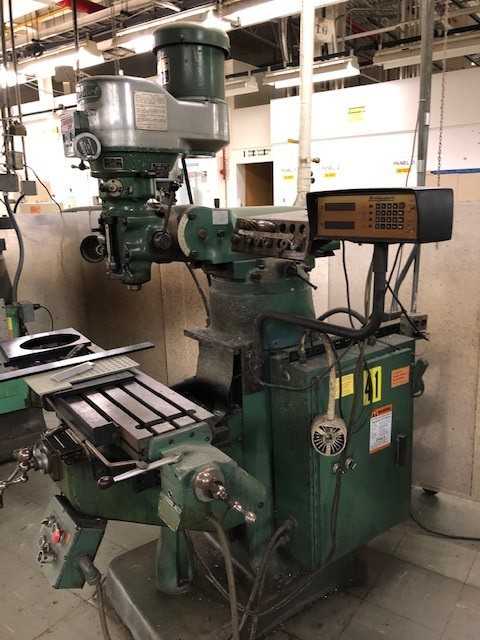 Bridgeport Vertical Mill with digital readout - MILLING MACHINES