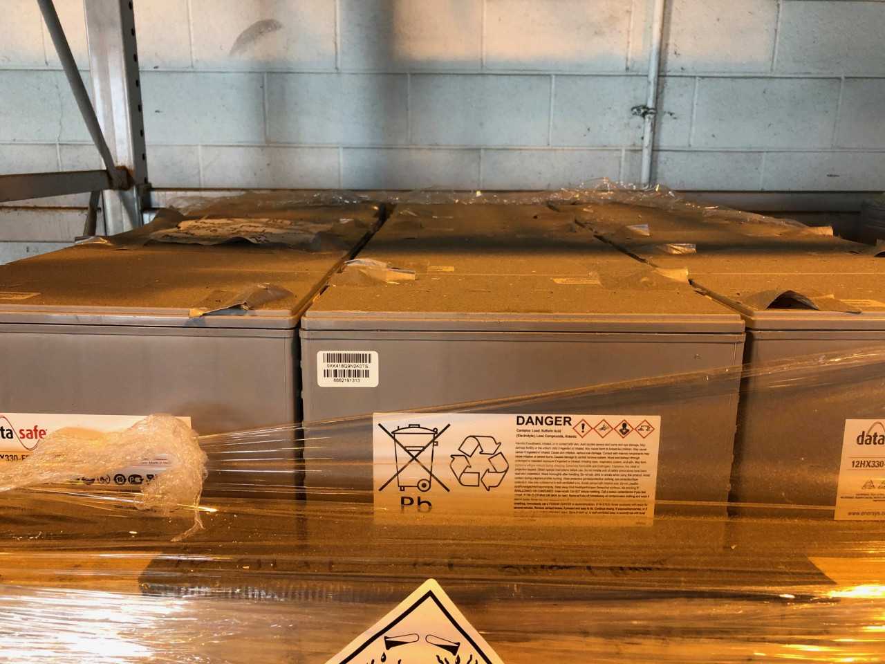 Lot of (80) Uninterrupted Power Supply (UPS) EnerSys Batteries - ELECTRICAL COMPONENTS Lot of (80) Uninterrupted Power Supply (UPS) EnerSys Batteries - ELECTRICAL COMPONENTS