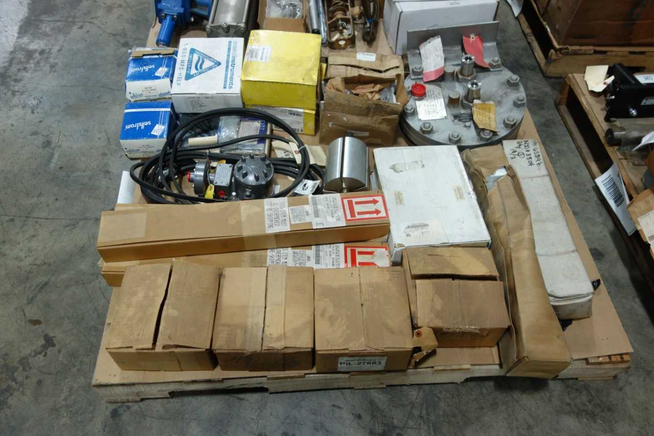 4 PALLETS OF MISCELLANEOUS INDUSTRIAL SURPLUS - ELECTRICAL COMPONENTS