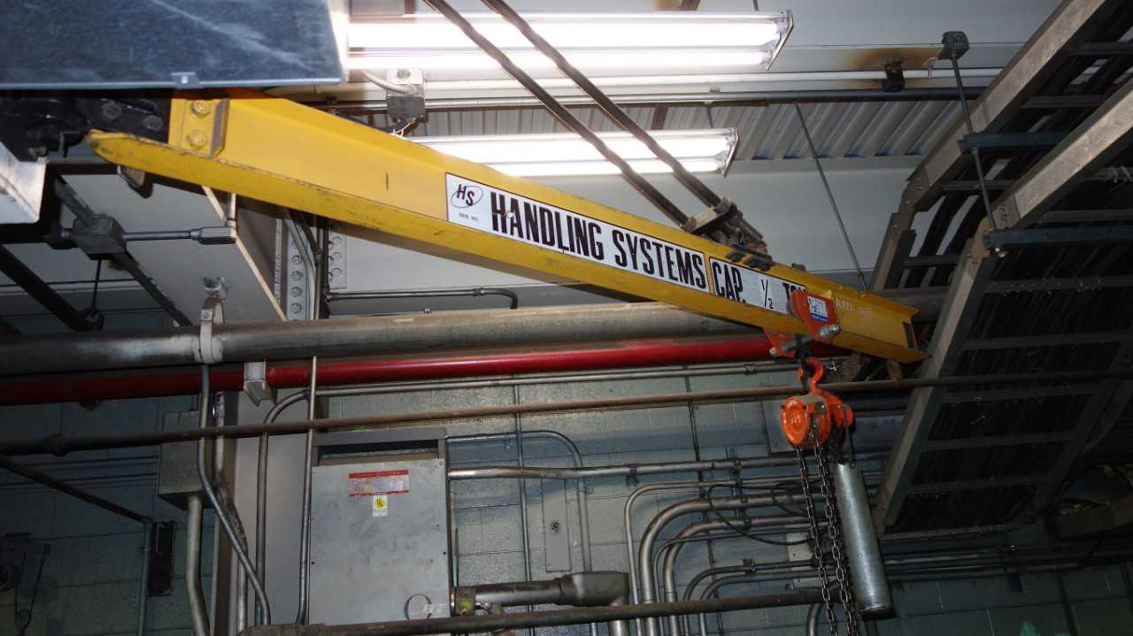 HS HANDLING SYSTEMS 1/2 TON JIB CRANE BEAM - LIFTING EQUIPMENT