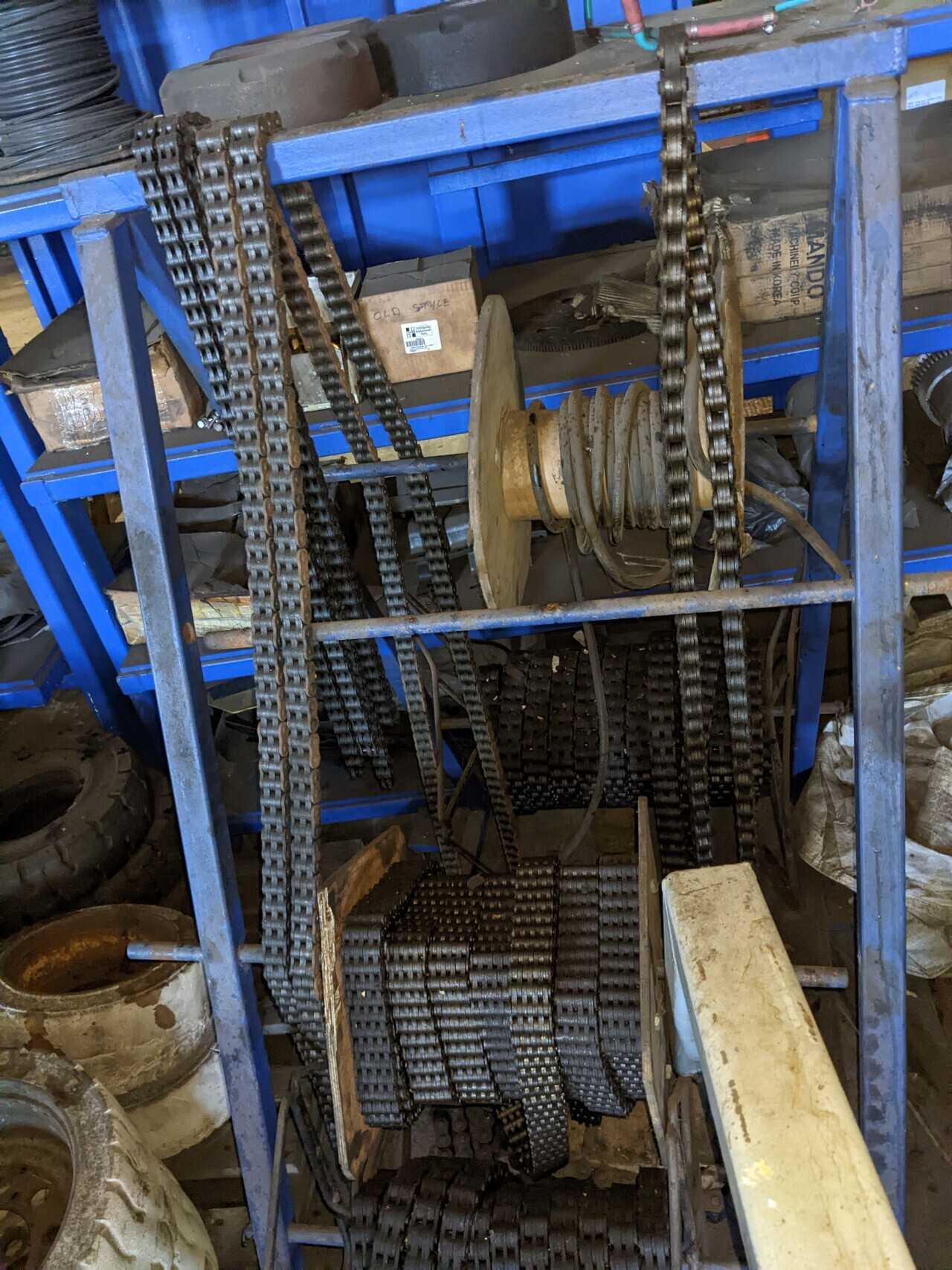 ROLLING A-FRAME WITH REPLACEMENT ROLLER CHAIN - ROLLER CHAIN