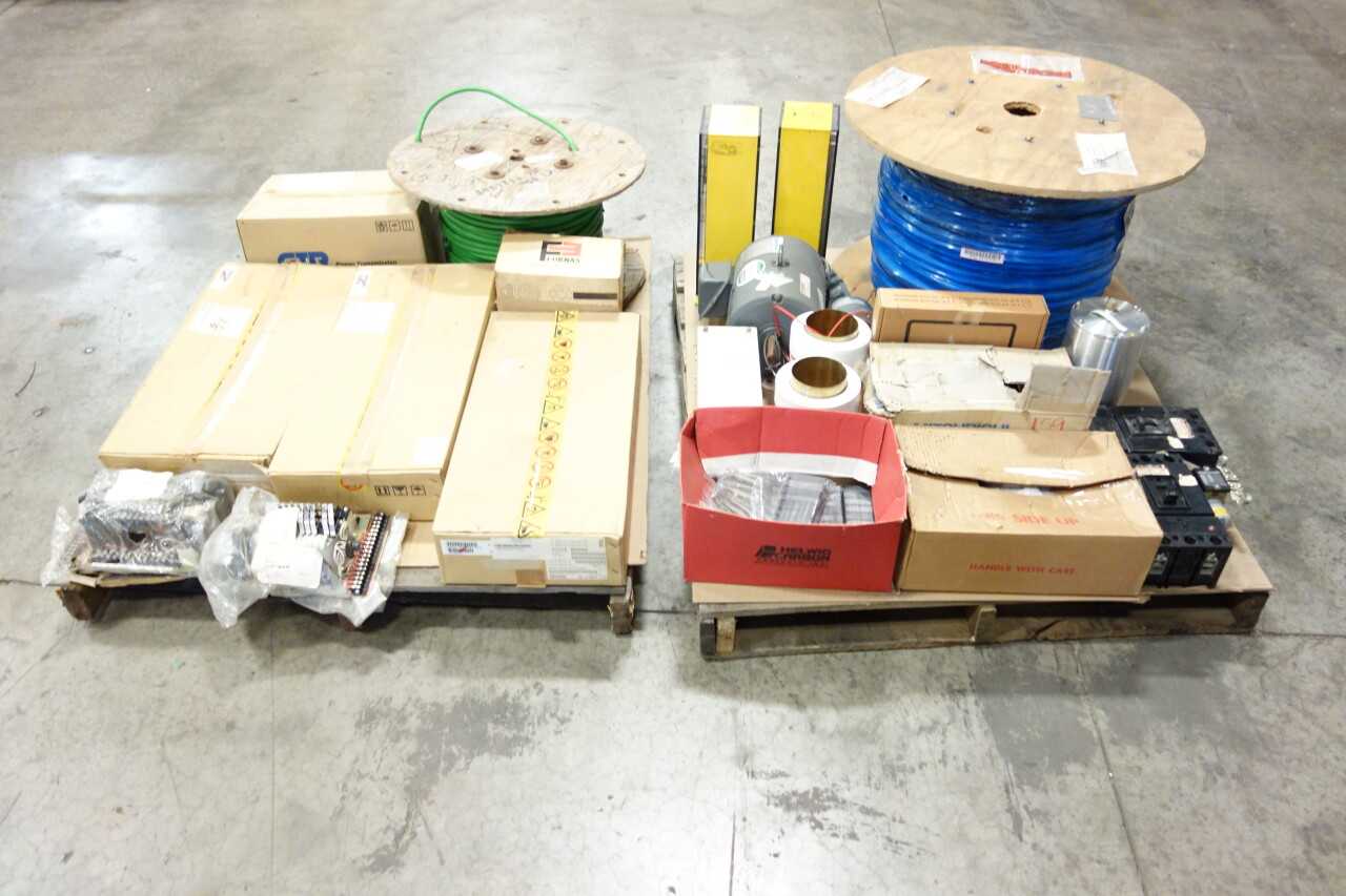 2 PALLET OF ASSORTED ELECTRICAL - ELECTRICAL COMPONENTS