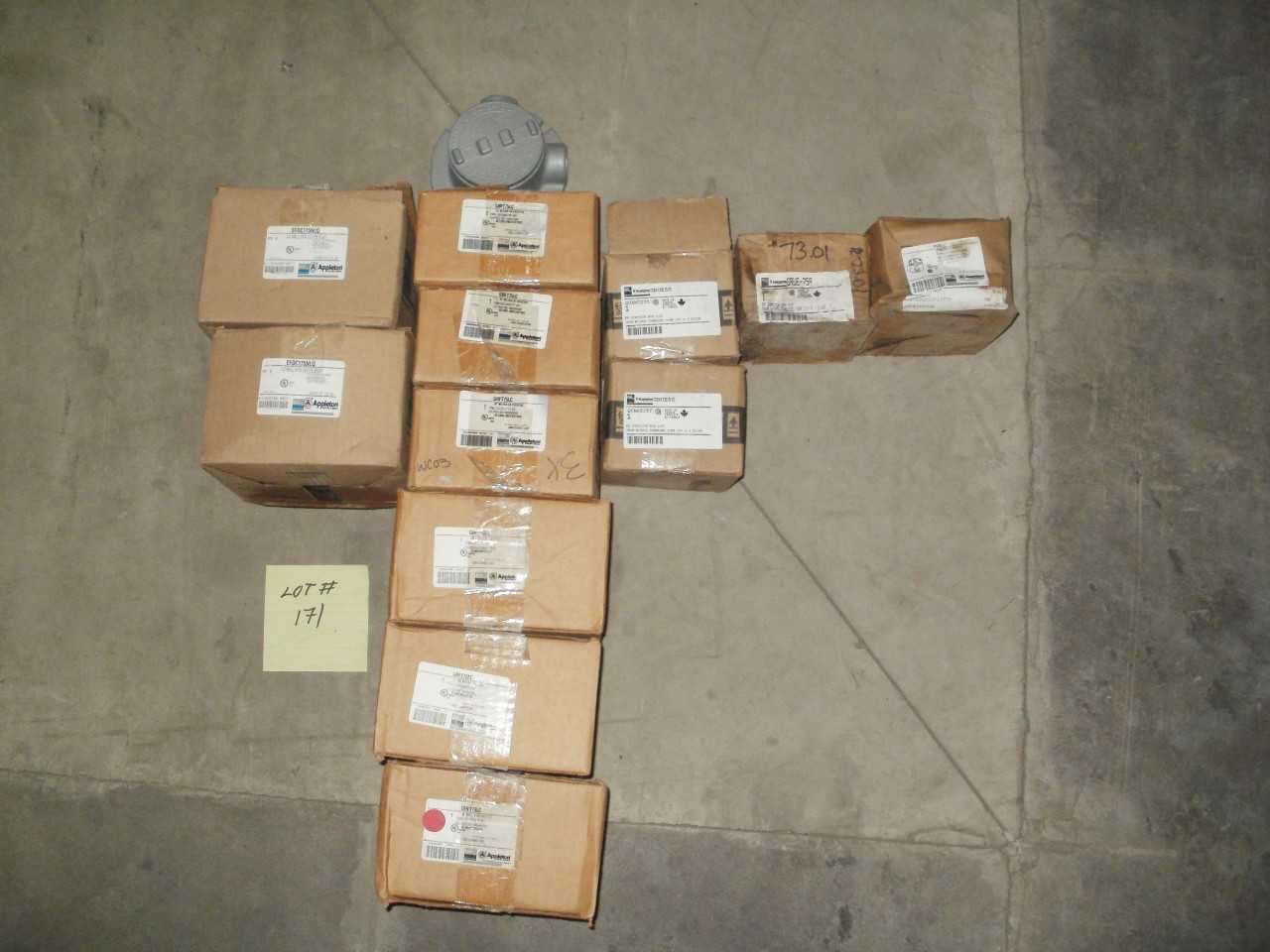 13 PIECES OF MIXED FITTINGS - PROCESS EQUIPMENT