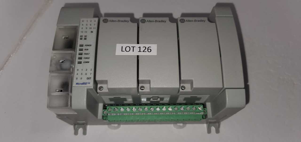 Allen Bradley Micro 850 2080-LC50-24QWB PLC - AUTOMATION & CONTROLS