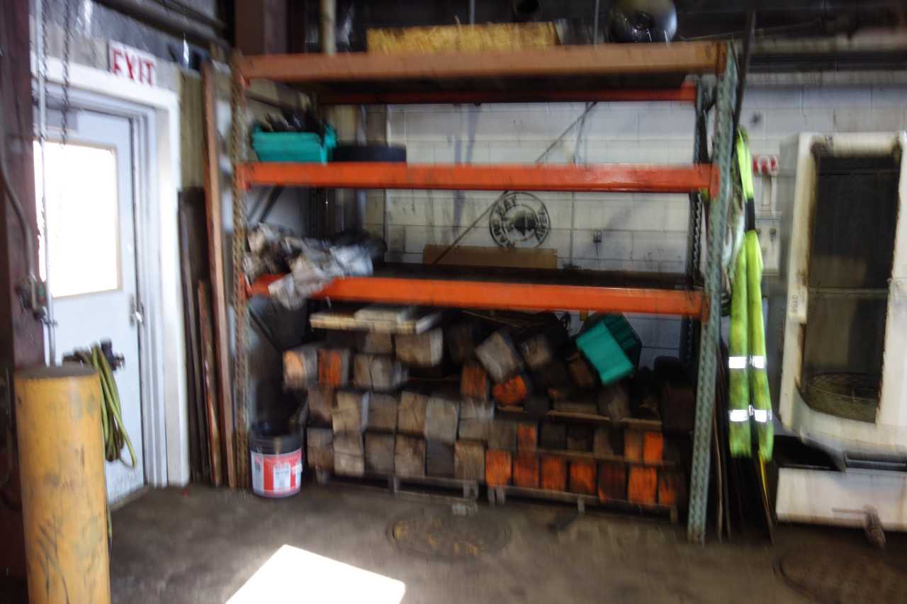 2 SECTIONS OF STEEL RACKING - PALLET RACKING