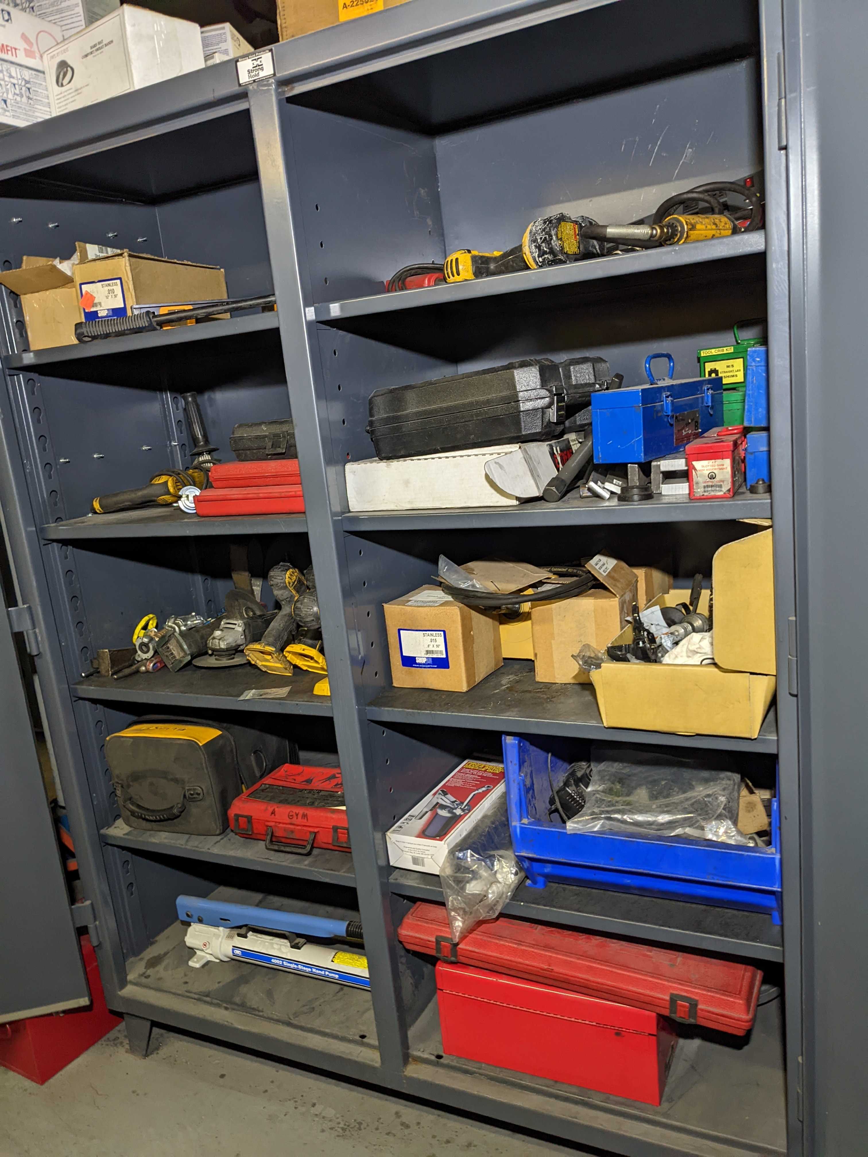 CABINET WITH CONTENTS (Quantity of 2) - ELECTRIC POWER TOOLS