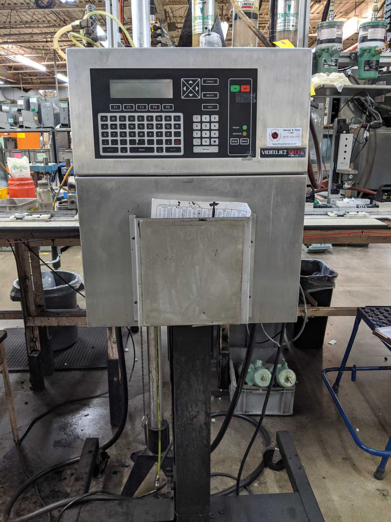 VideoJet Excel 100 Ink Jet Marking Machine Printer - PACKAGING