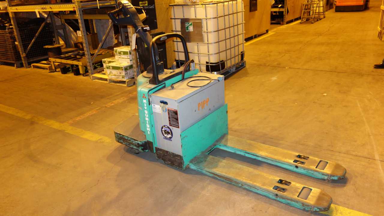 MITSUBISHI PMWR30 ELECTRIC WALKIE PALLET JACK (DELAYED REMOVAL) - MANUAL PALLET JACKS