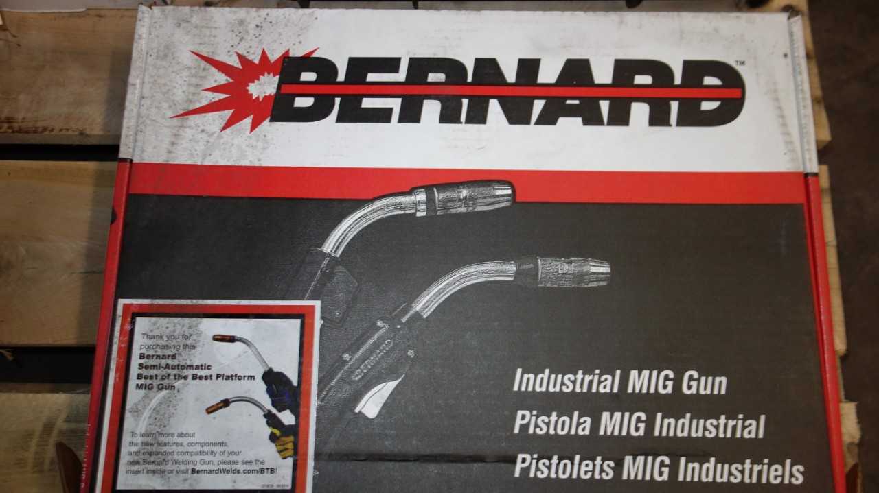 BERNARD Q3015AE8XMC 300 AMP 15 FT MIG WELDING GUN - WELDING EQUIPMENT