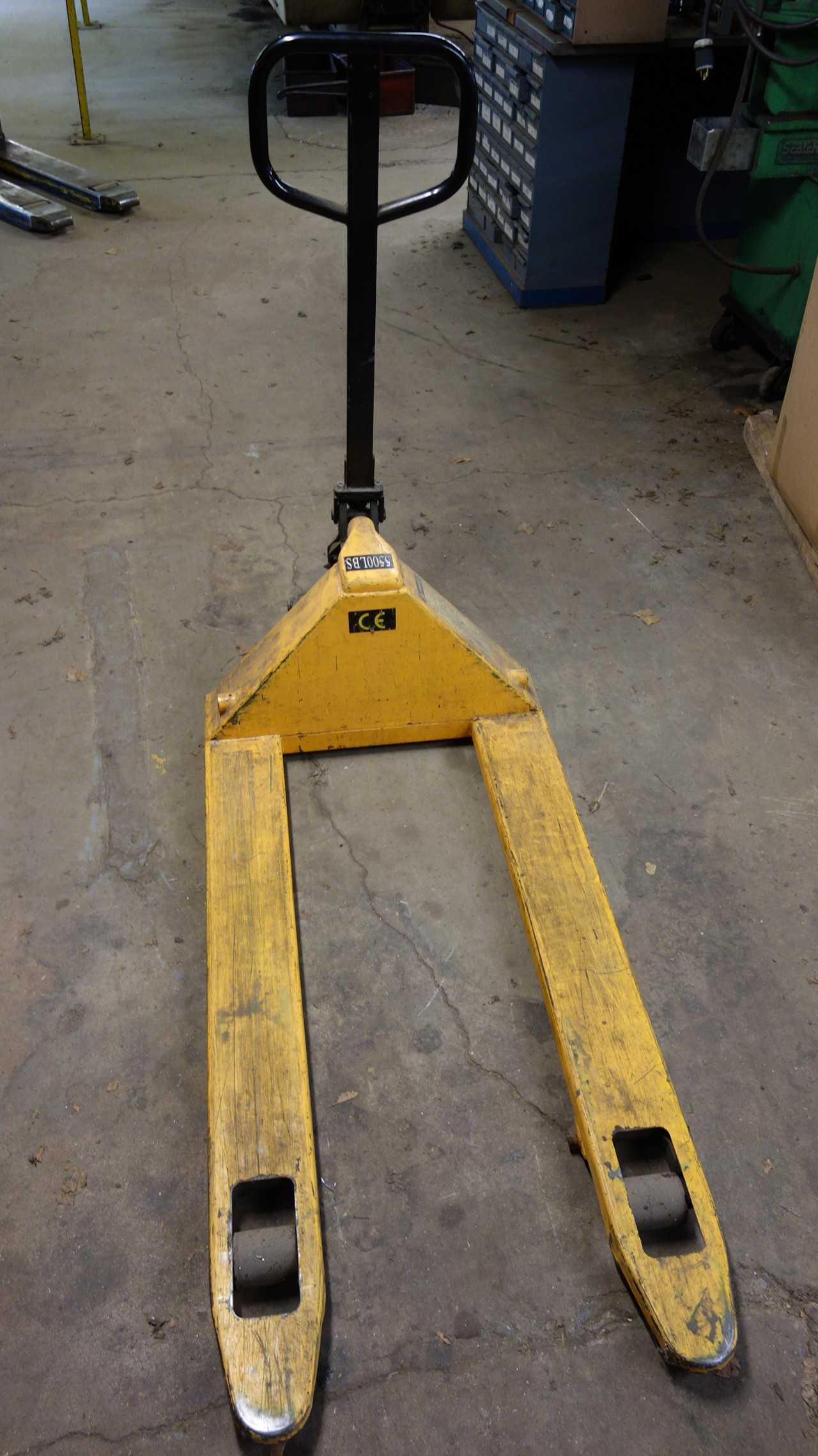 PAN ASIA 5500LB HAND PALLET JACK LIFT TRUCK (DELAYED REMOVAL APPROXIMATELY 3-4 WEEKS) - MANUAL PALLET JACKS
