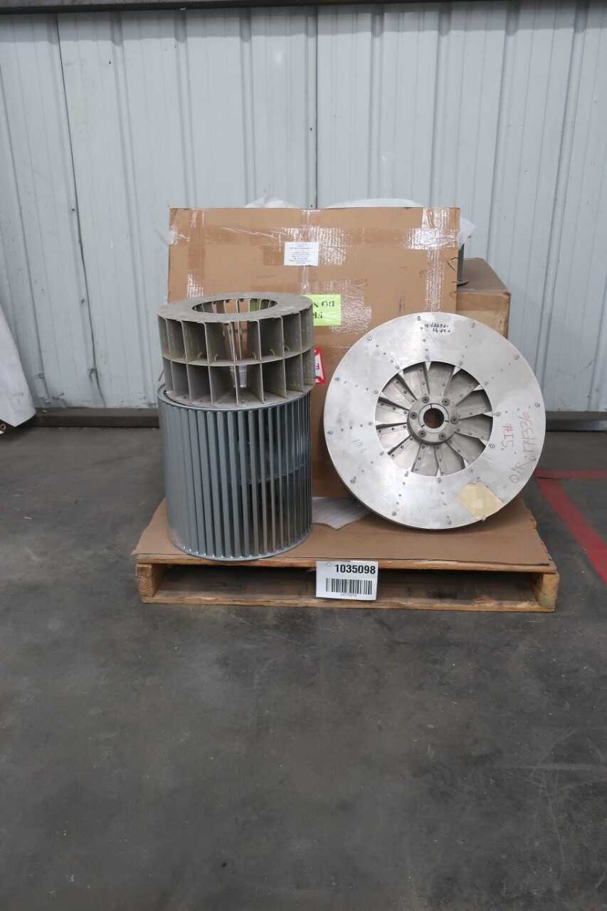 PALLET OF ASSORTED FAN IMPELLORS - TEMPERATURE CONTROL COMPONENTS