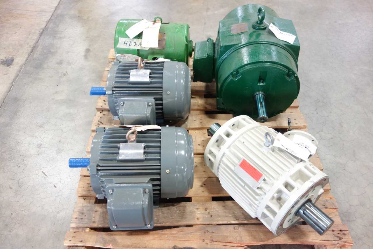 LOT OF ASSORTED MOTORS - ELECTRIC MOTORS