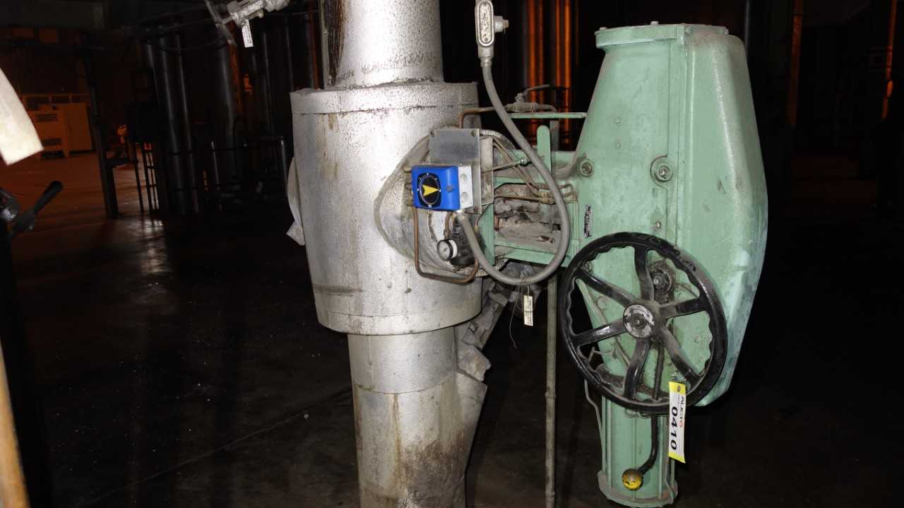 BAILEY AC68P JWED-18 18IN BOILER VALVE W/ VAC V200E POSITIONER - VALVES