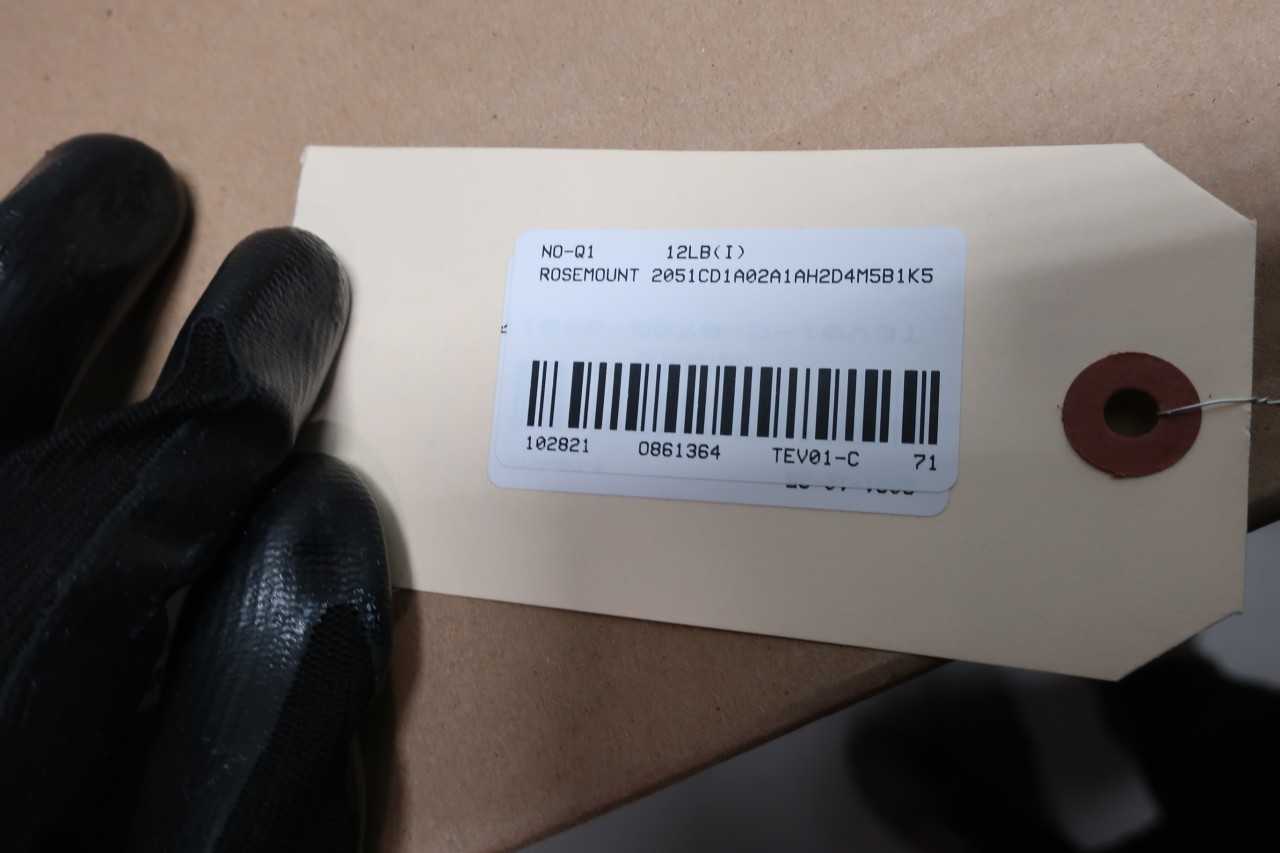 ROSEMOUNT 2051CD1A02A1AH2D4M5B1K5 GAGE PRESSURE TRANSMITTER 0-6IN-H2O 30V-DC - INSTRUMENTATION