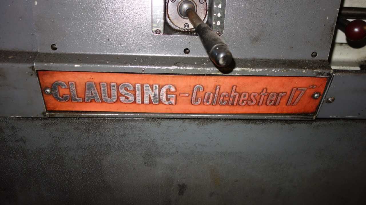 CALUSING COLCHESTER 17IN LATHE MACHINE - LATHES