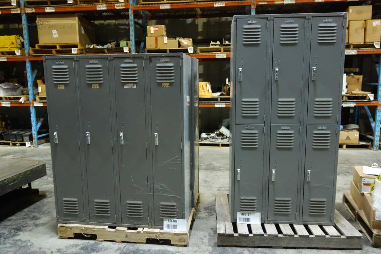 2 PALLETS OF LOCKERS - TOOL STORAGE