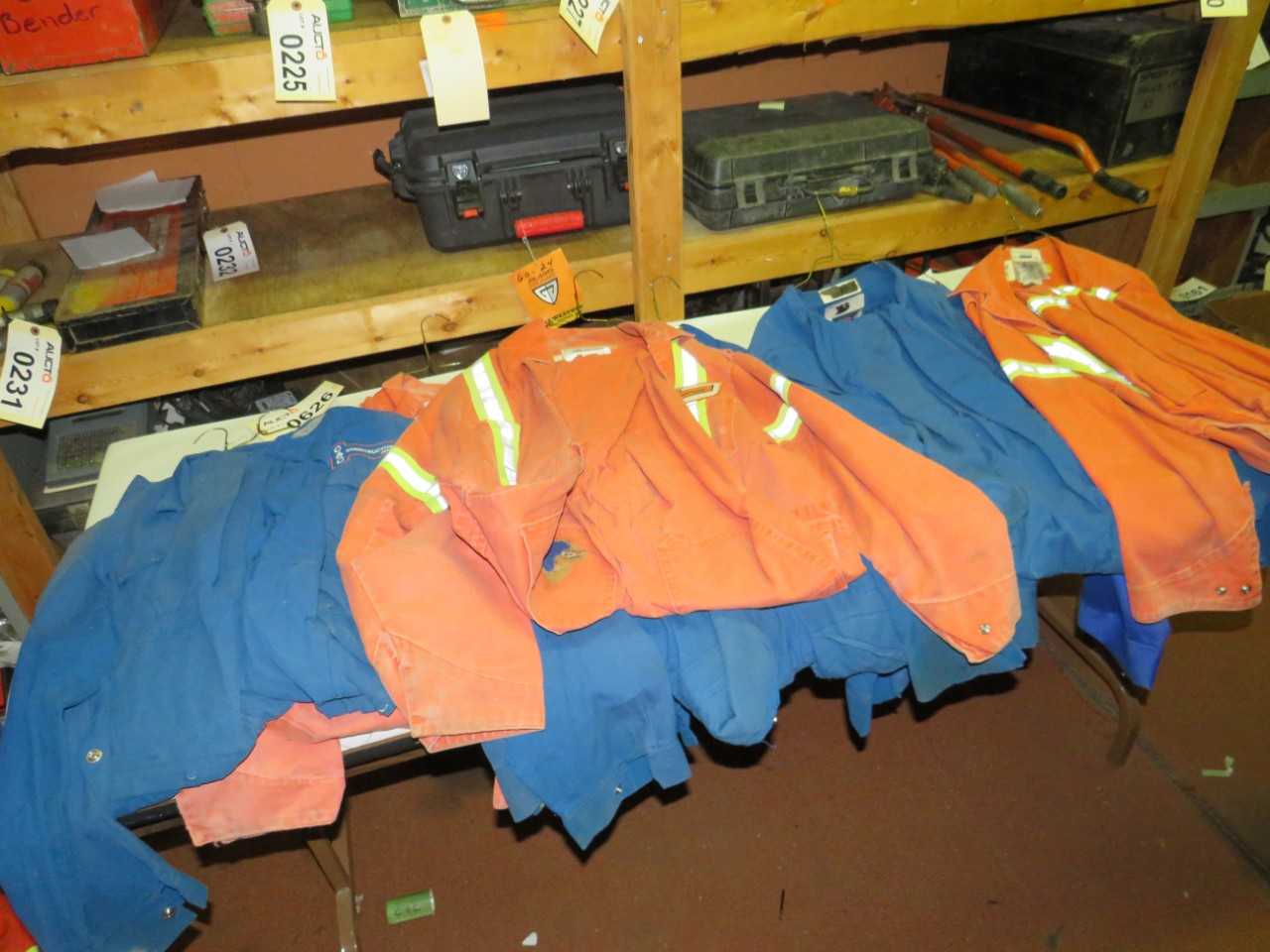 LOT OF 10 ASSORTED FLAME RESISTANT COVERALLS - SAFETY SWITCH