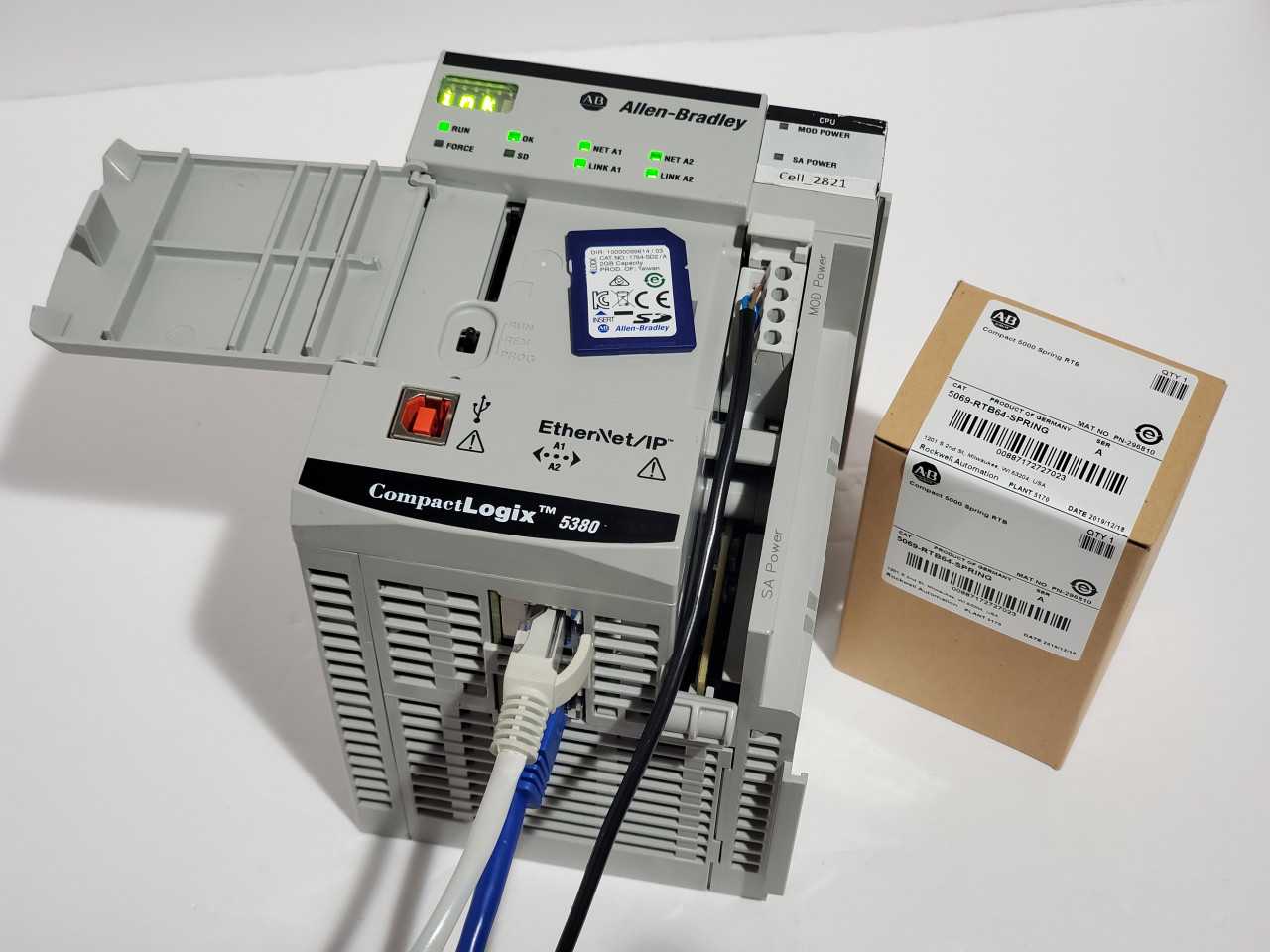 Allen Bradley CompactLogix 5069-L330ERM Plus Brand new 5069-RTB64 Spring - AUTOMATION & CONTROLS Allen Bradley CompactLogix 5069-L330ERM Plus Brand new 5069-RTB64 Spring - AUTOMATION & CONTROLS