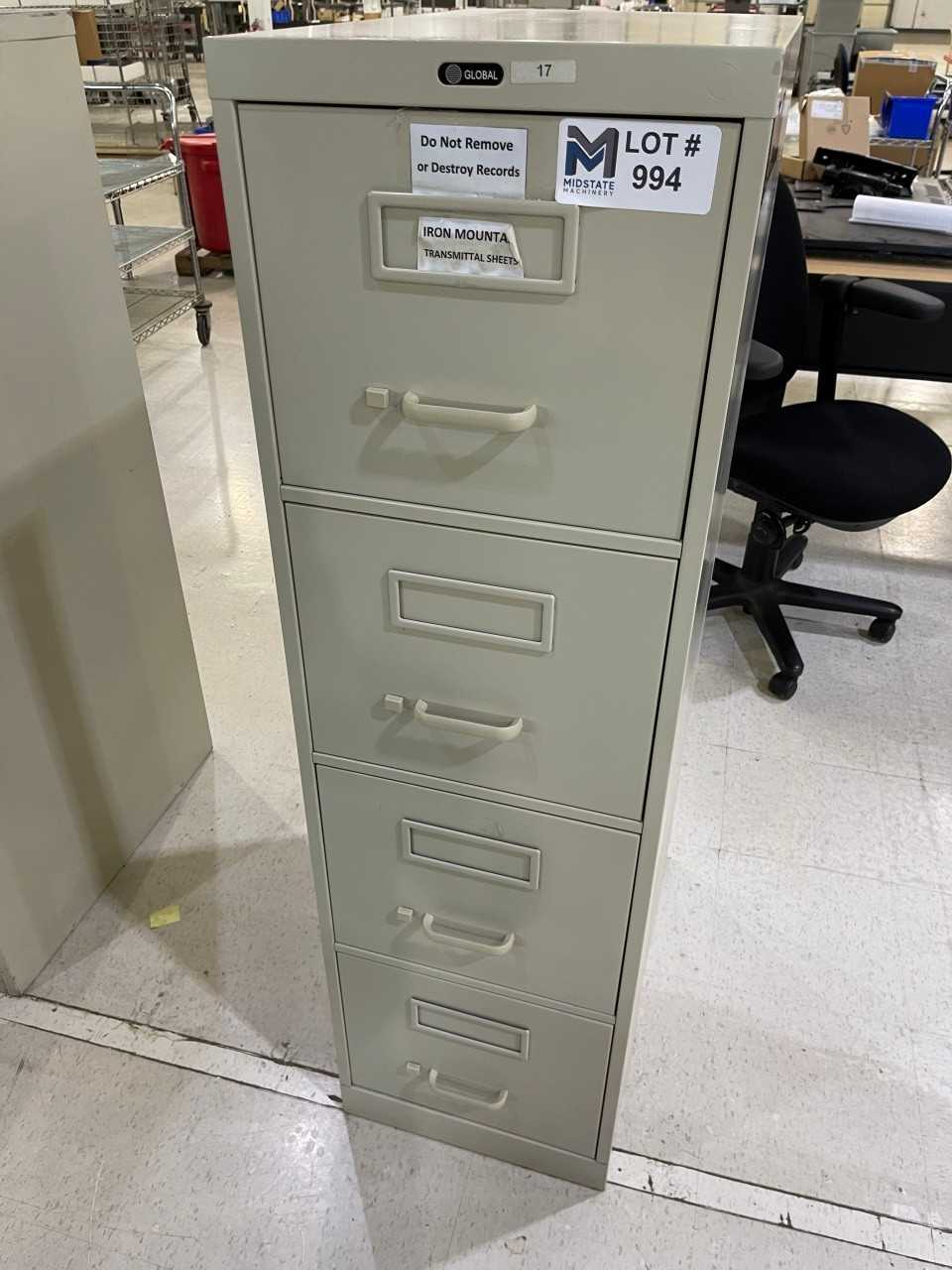 Filing Cabinet No Contents - MISCELLANEOUS
