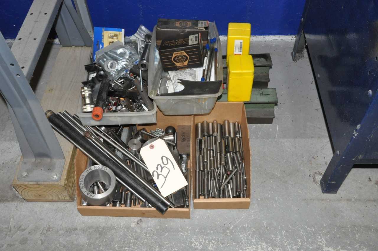 Lot-Setup and Misc. in (2) Boxes and (1) Tote with (1) Pair 24" Parallels - ELECTRIC POWER TOOLS