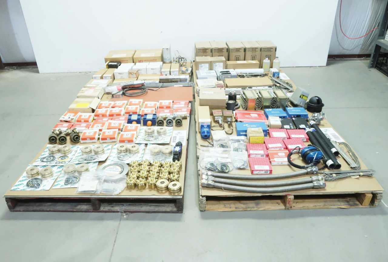 4 PALLETS OF ASSORTED MISCELLANEOUS INDUSTRIAL SURPLUS - ELECTRICAL COMPONENTS