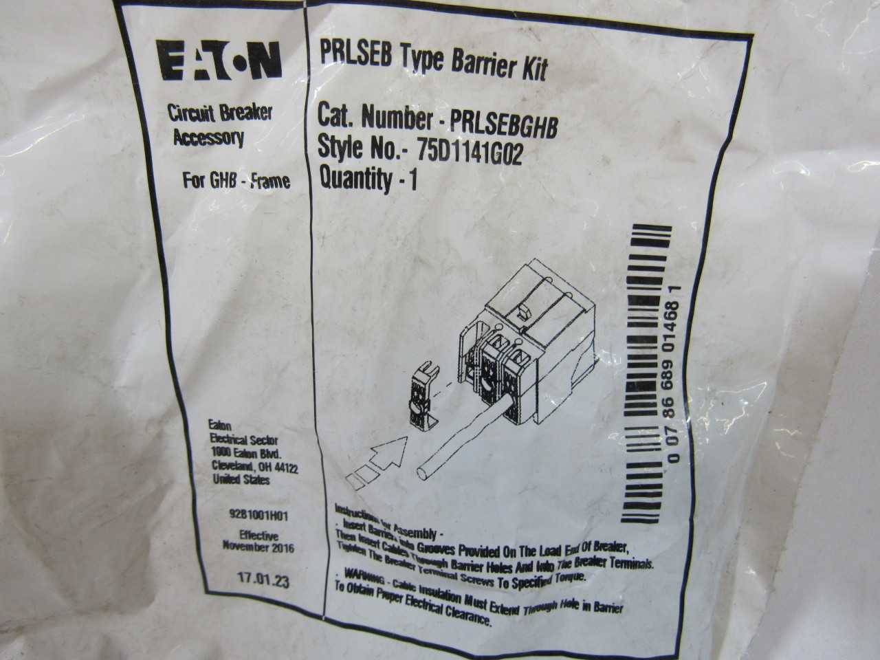 Quantity of 18x PRLSEBGHB MCCB/Molded Case Circuit Breakers - CIRCUIT BREAKERS Quantity of 18x PRLSEBGHB MCCB/Molded Case Circuit Breakers - CIRCUIT BREAKERS