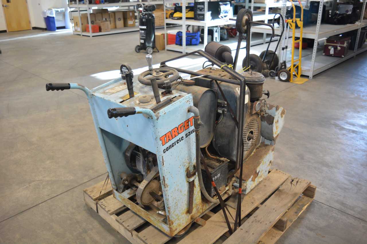 Target Concrete Saw, Wisconsin Model TCP Engine - METAL SAWS
