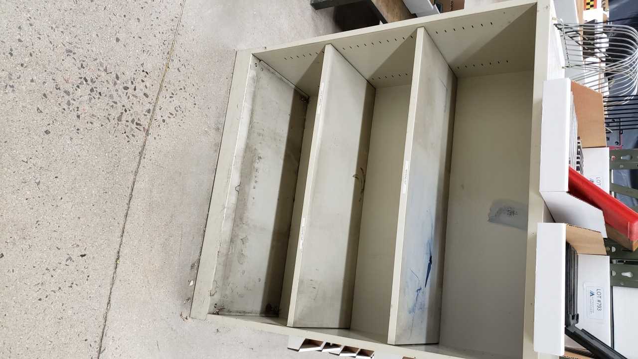 3 Shelf Metal Bookcase - TOOL STORAGE