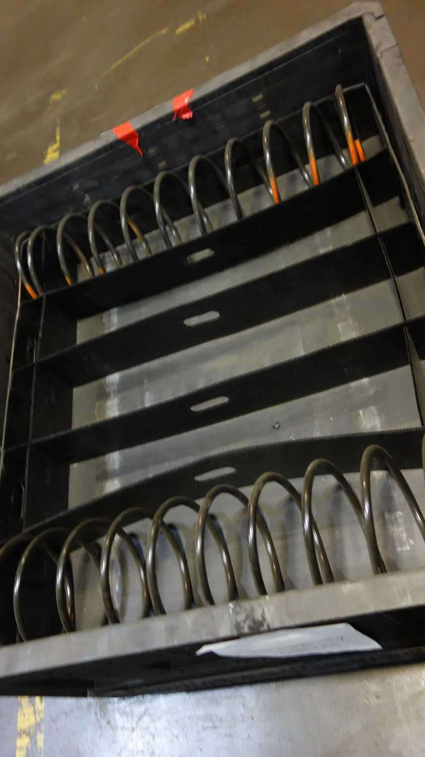 3 CRATES OF ASSORTED STEEL SPRINGS - MISCELLANEOUS