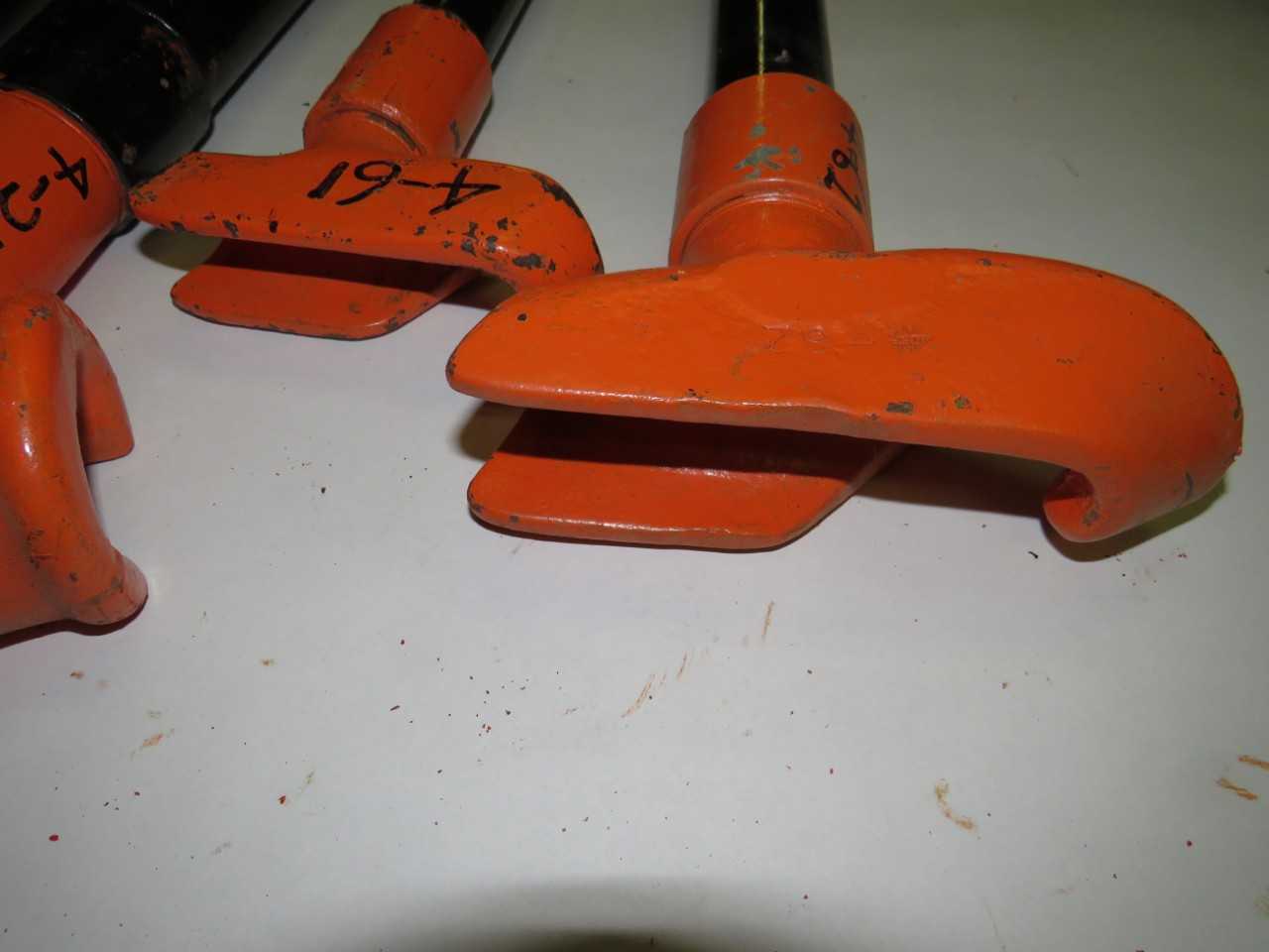 LOT OF 5 ASSORTED CONDUIT BENDER HICKEY - GREENLEE, RIDGID - HAND TOOLS