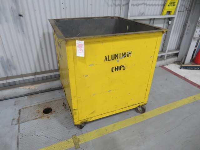 Metal Scrap Bin on Wheels - MISCELLANEOUS