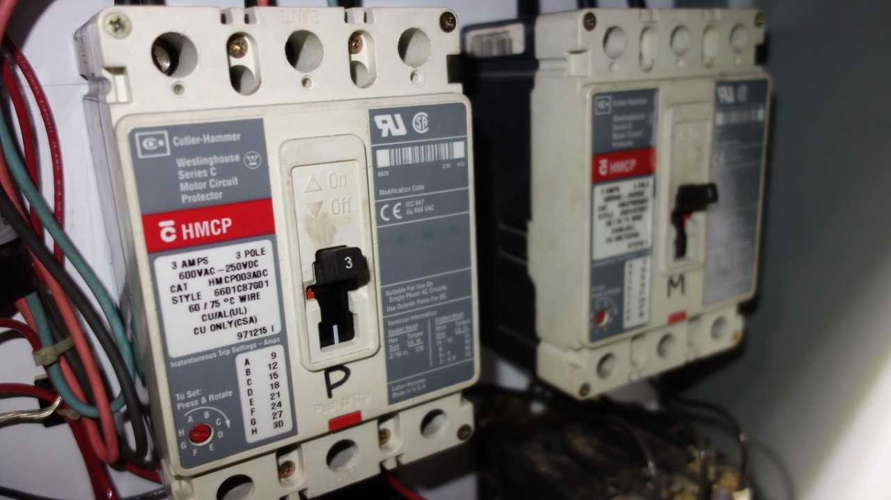 CONTROL PANEL W/ 2X ALLEN BRADLEY 509-AOD SIZE 0 STARTER - AUTOMATION & CONTROLS