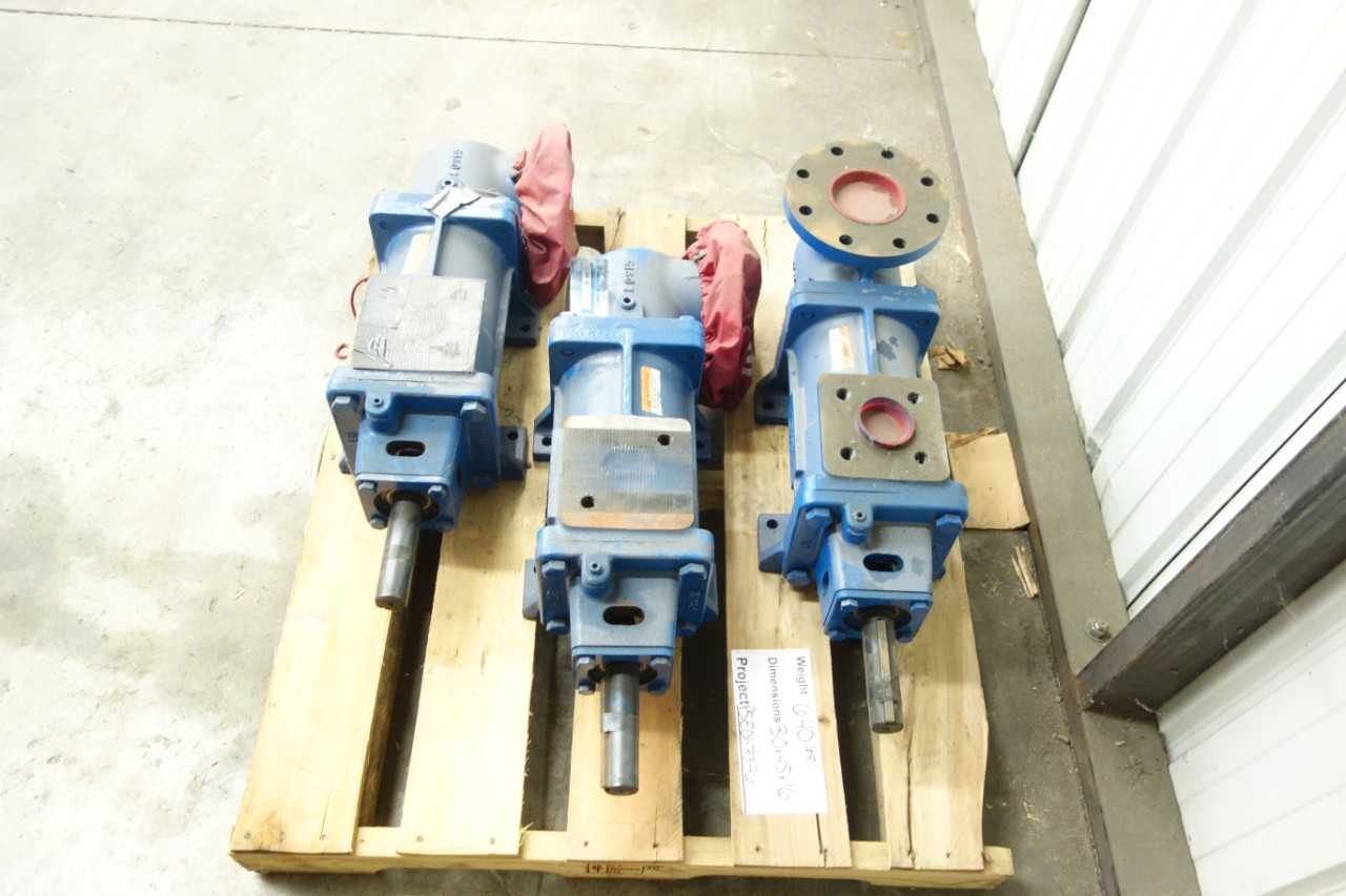 LOT OF 3 IMO G3DH-250P SCREW PUMPS - PUMPS