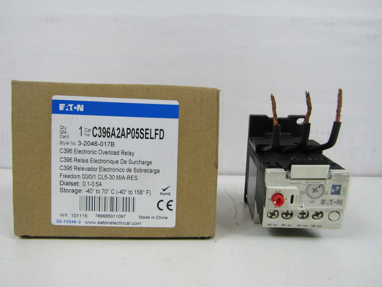 Quantity of 34x C396A2AP05SELFD Relays - ELECTRICAL COMPONENTS