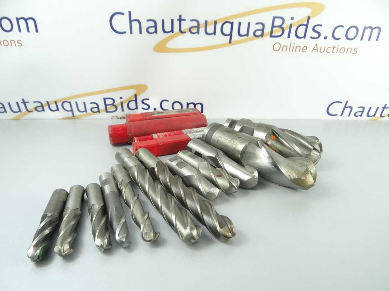 Lot of 12 Assorted HSS M42 Ball Nose End Mills - MACHINING ACCESSORIES & TOOLING